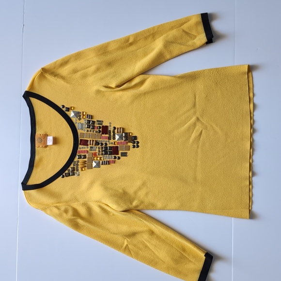 Ruby Rd. Tops - Ruby Rd. Yellow Fitted Blouse